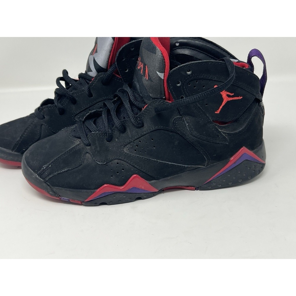 2012 Nike Air Jordan 7 Retro Promo Sample Raptors Size 5Y Black Purple Red